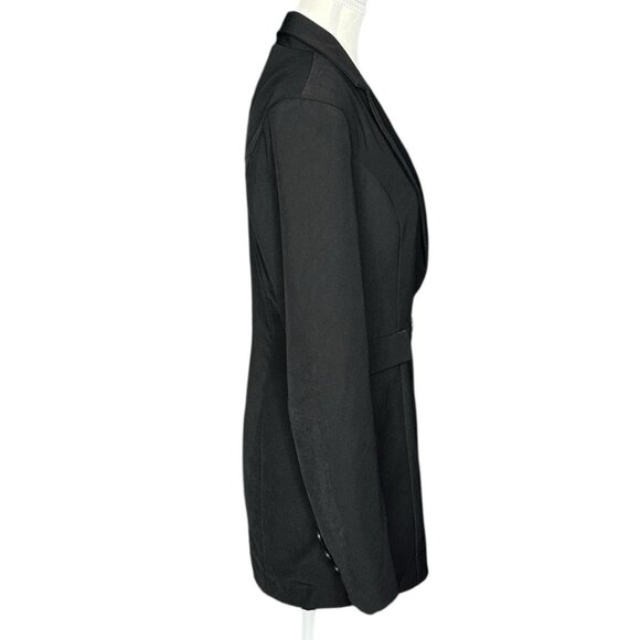 Endless Rose Women's Black Double Breasted Long Sleeve Blazer Romper Medium - Picture 2 of 16